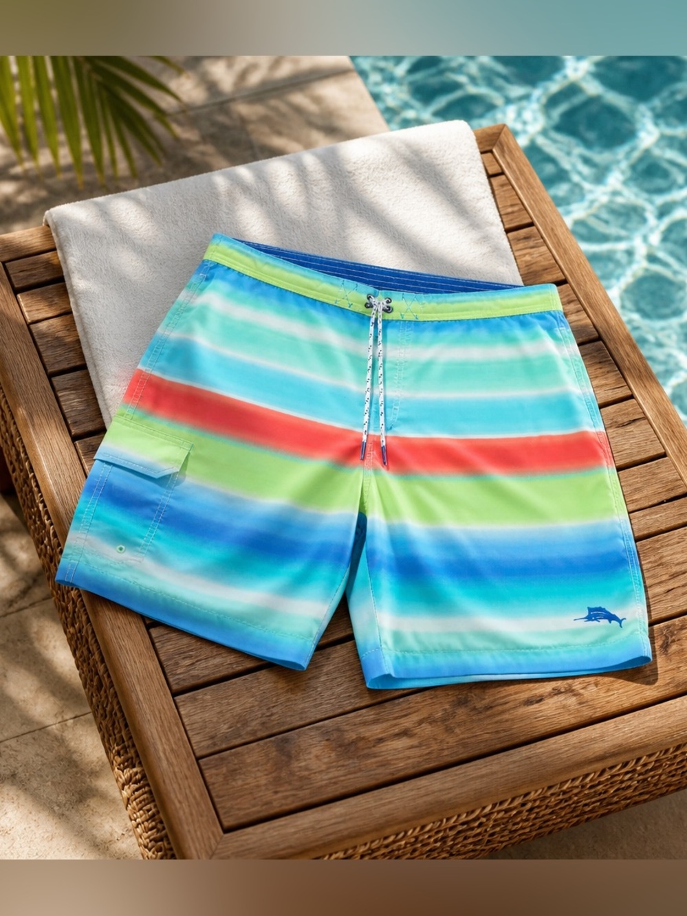 Tommy Bahama Men’s Baja  Lazy  Tides 9" Boardshorts  Size XL